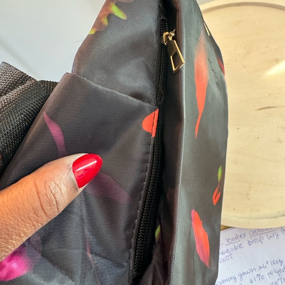 Black Poaba nylon backpack - Picture 8 of 15